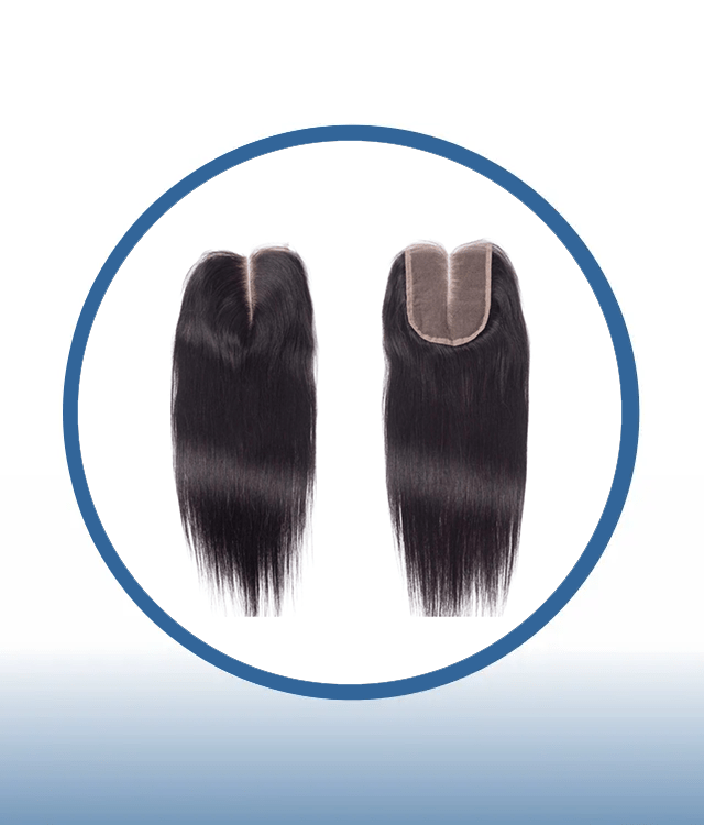 Straight 3 Part Lace Closure