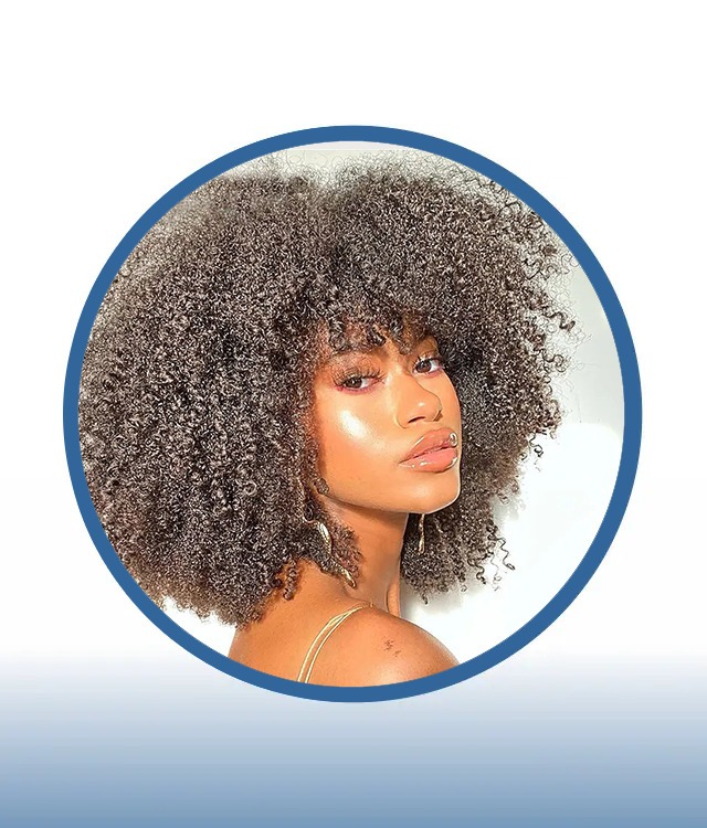 Afro Fringe Wig