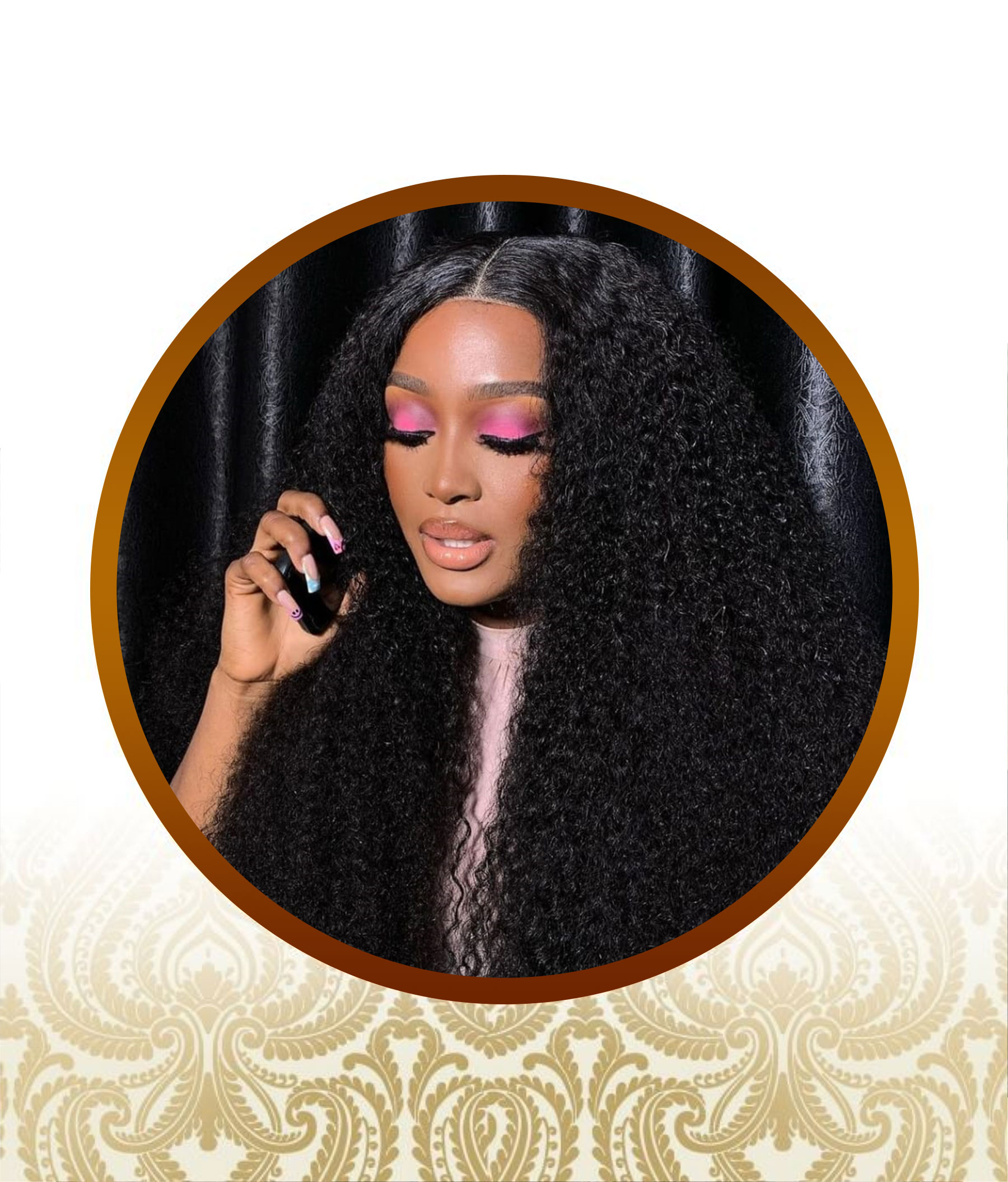 Exotic Malaysian Deep Curl 4x4 Double Drawn Lace Unit