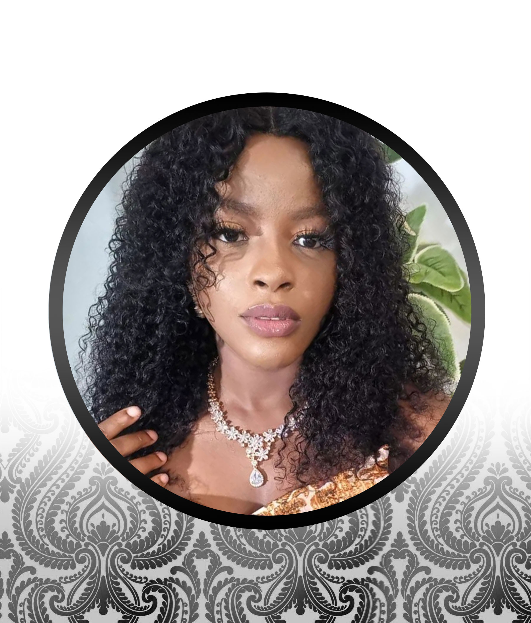 Human HairBlend Jerry Curl 4x4 Wigs