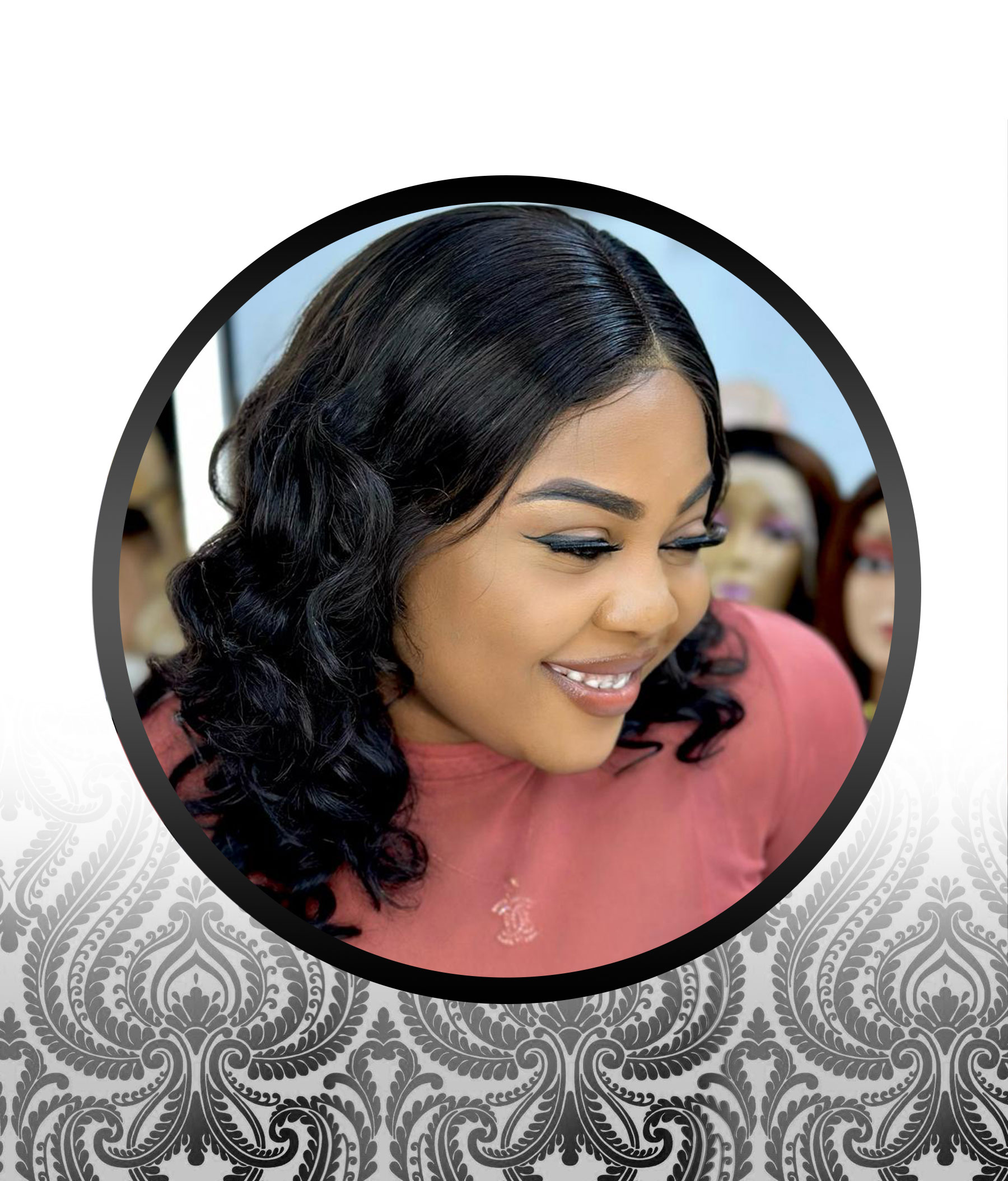 14″ Human HairBlend Bodywave 1-Way Wig