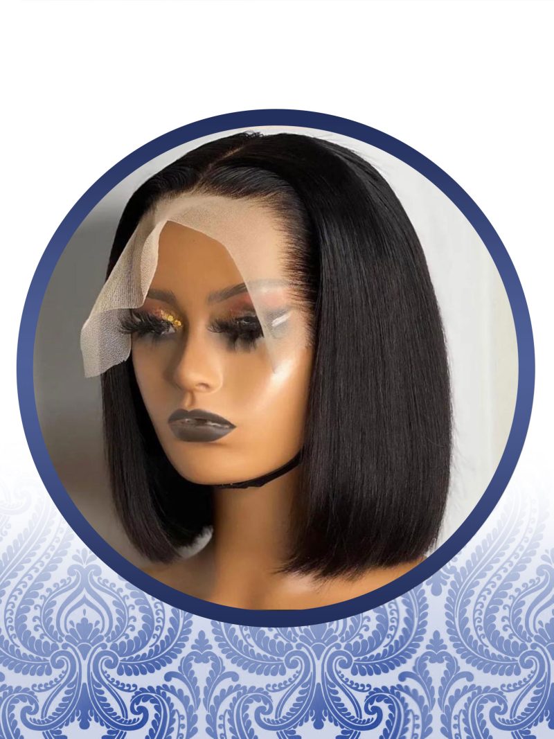 10" Lace Frontal Silky Straight Peruvian Bob