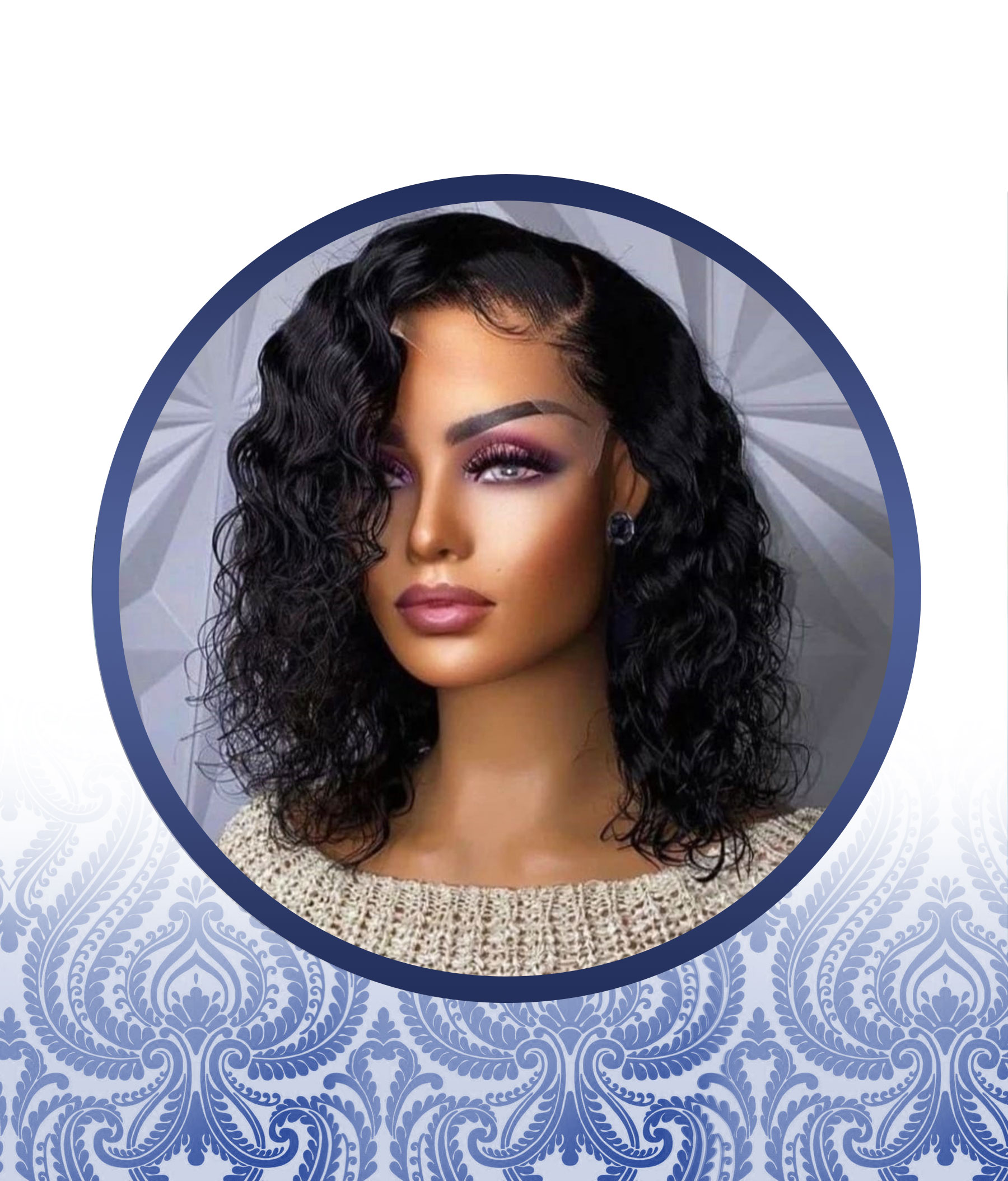 12" Deepwave Side Part Wig