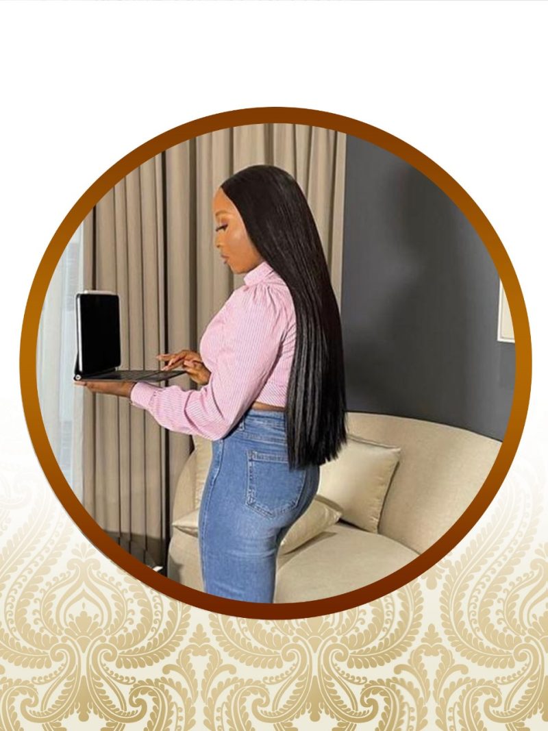 20" Raw Vietnamese 2x6 Swiss Lace Glueless Blunt Cut Unit
