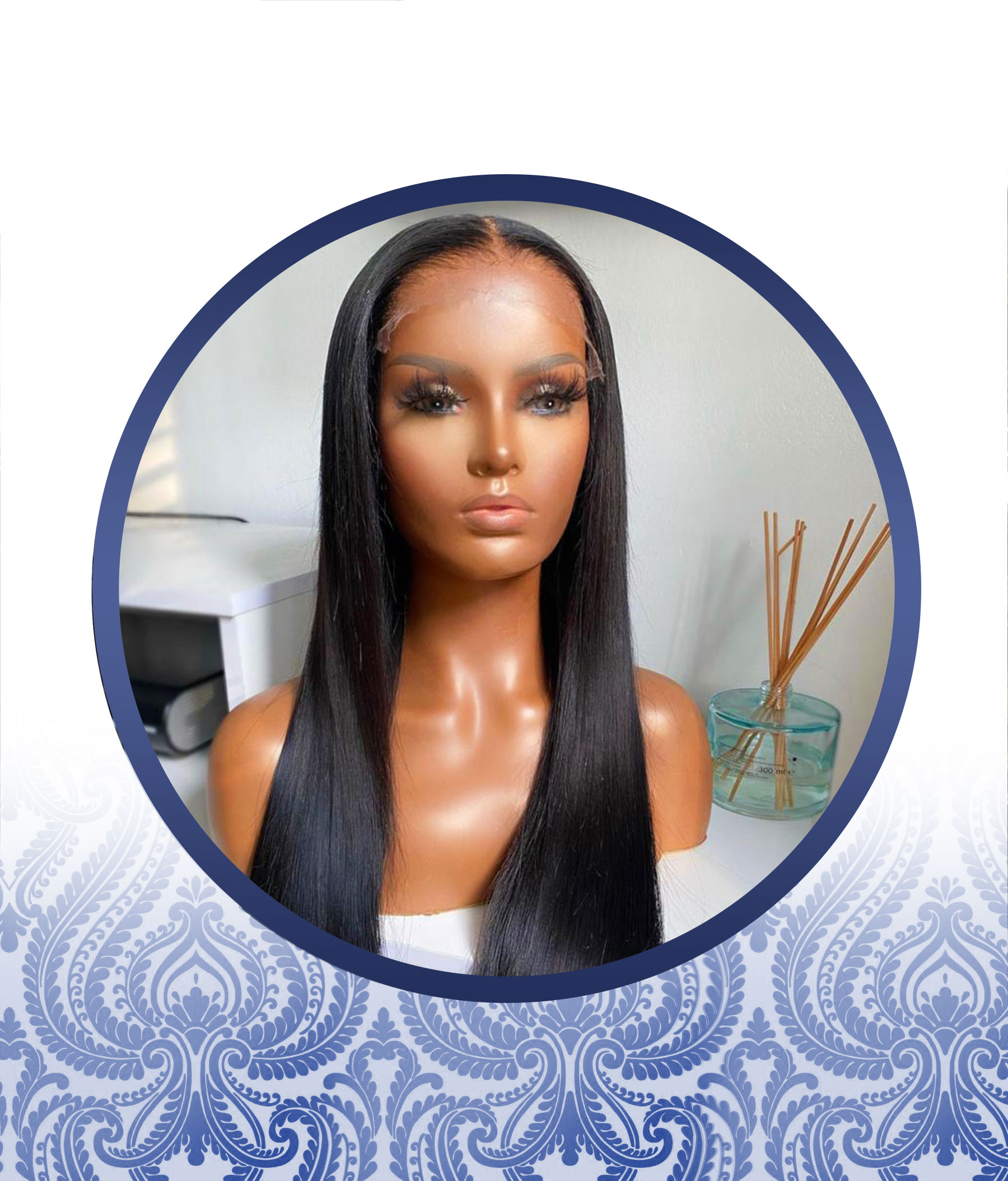 30" Straight Lace Frontal Wig