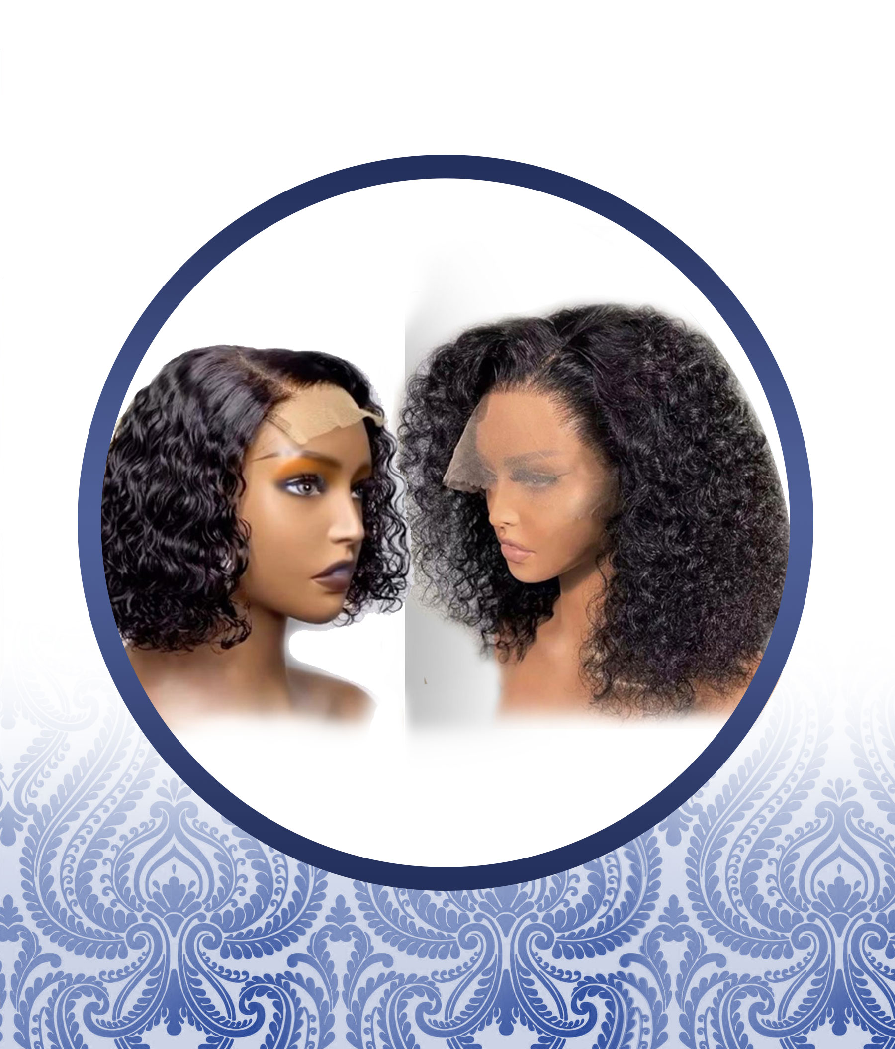 Frontal 30 Curly Wig Combo