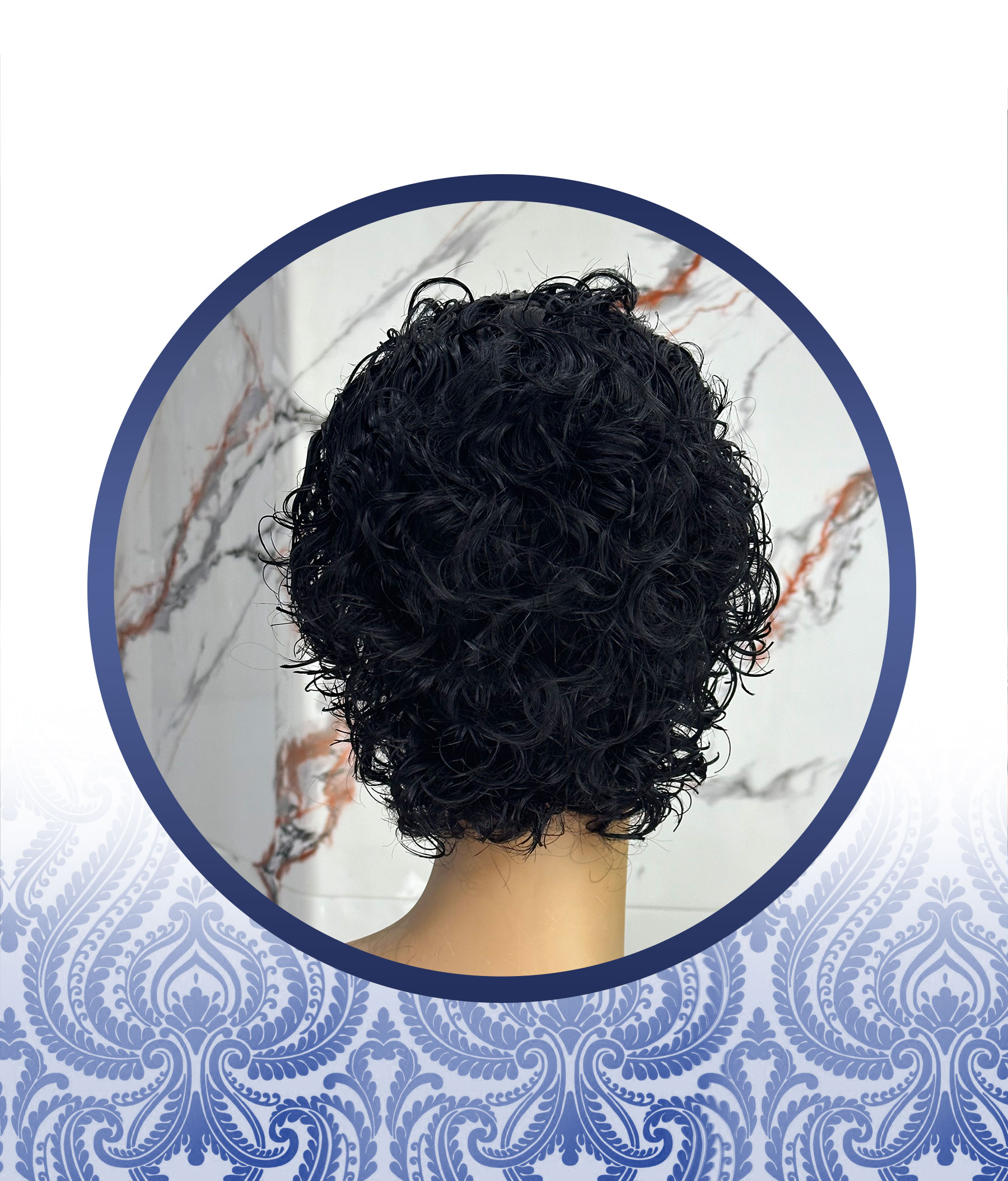 Glueless Curly Pixie Cut Wig - Image 2