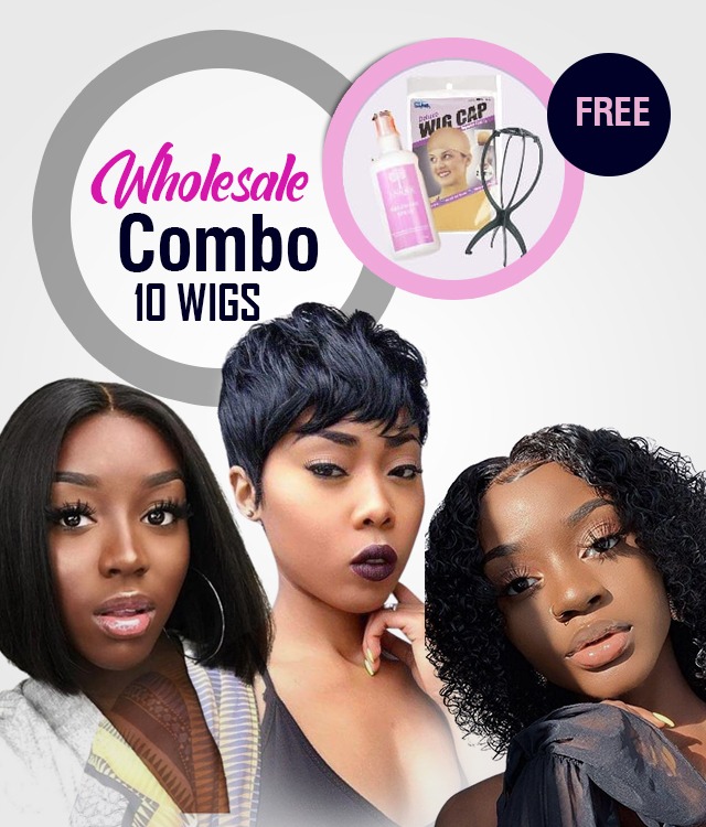 Frontal 10 Wig Combo