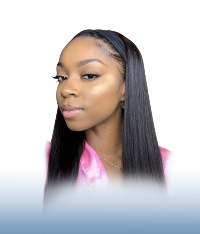 14 Inch Straight Headband Wig
