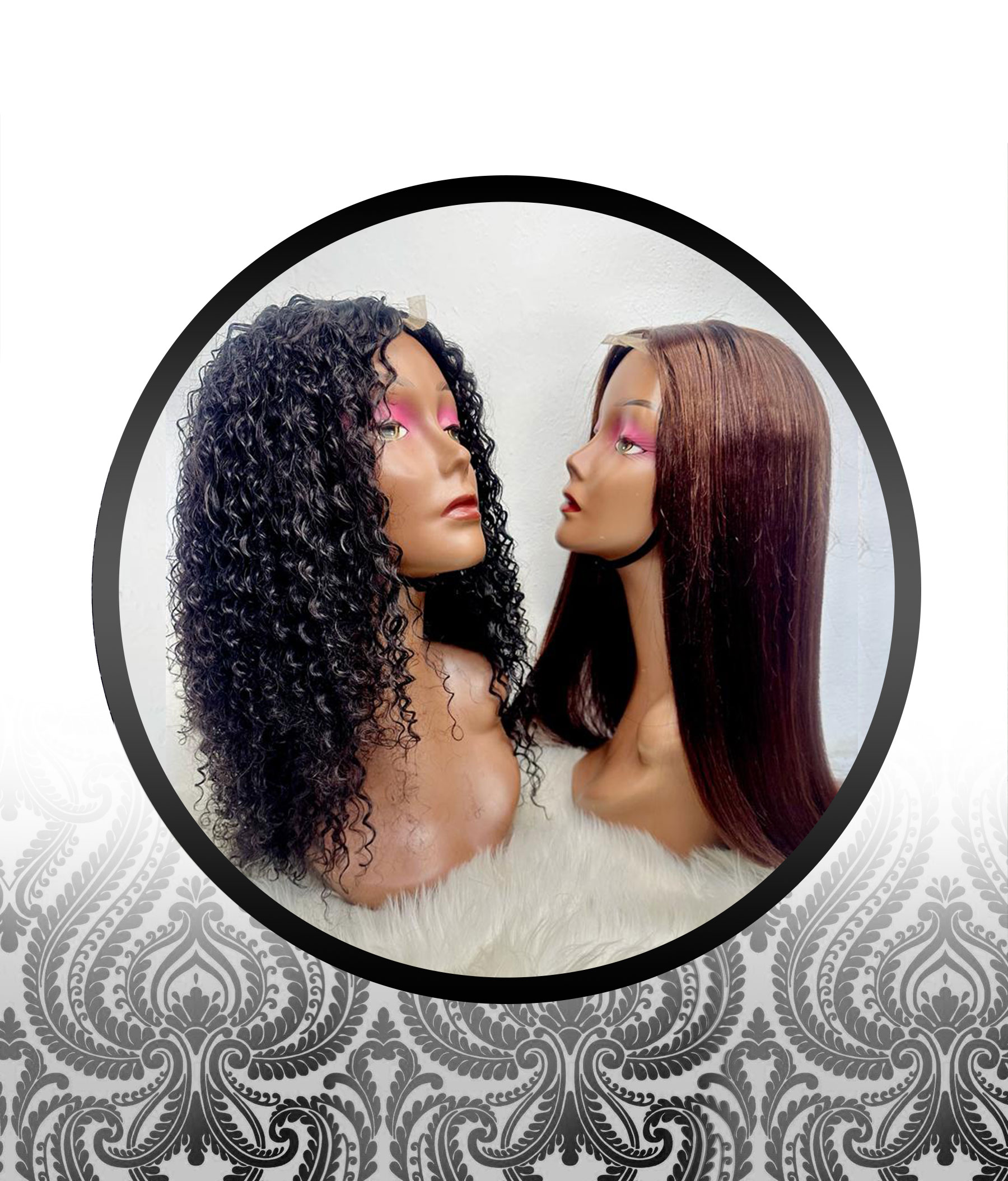 20" Human HairBlend Combo