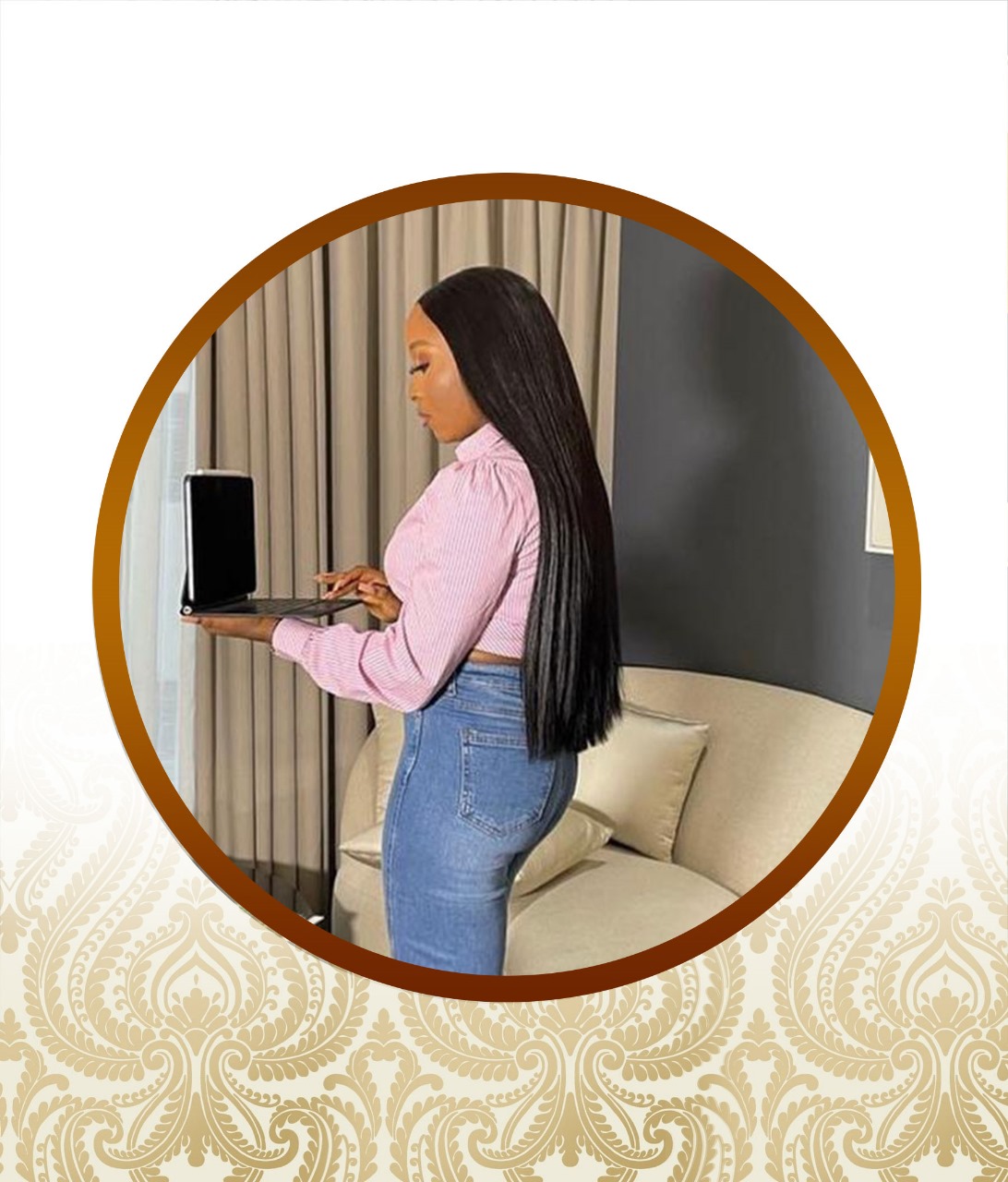 20" Raw Vietnamese 2x6 Swiss Lace Glueless Blunt Cut Unit