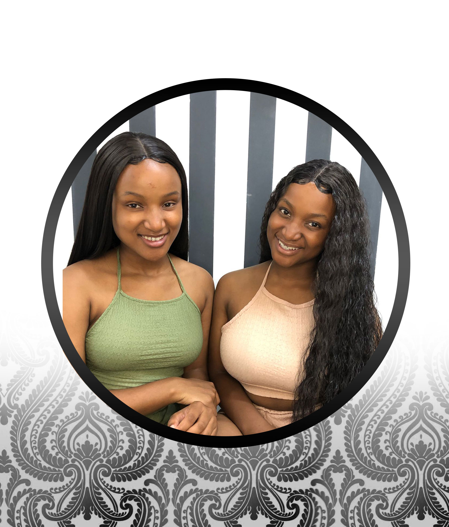 30" Human HairBlend Wig Combo