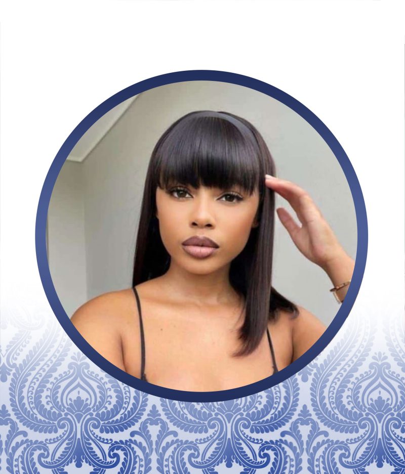 14" 3in1 Look 4x4 Straight Lace Bob Wig