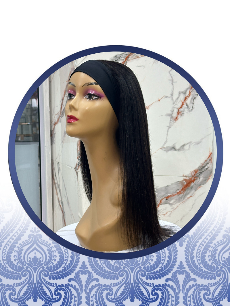 20" Straight Headband Peruvian Wig