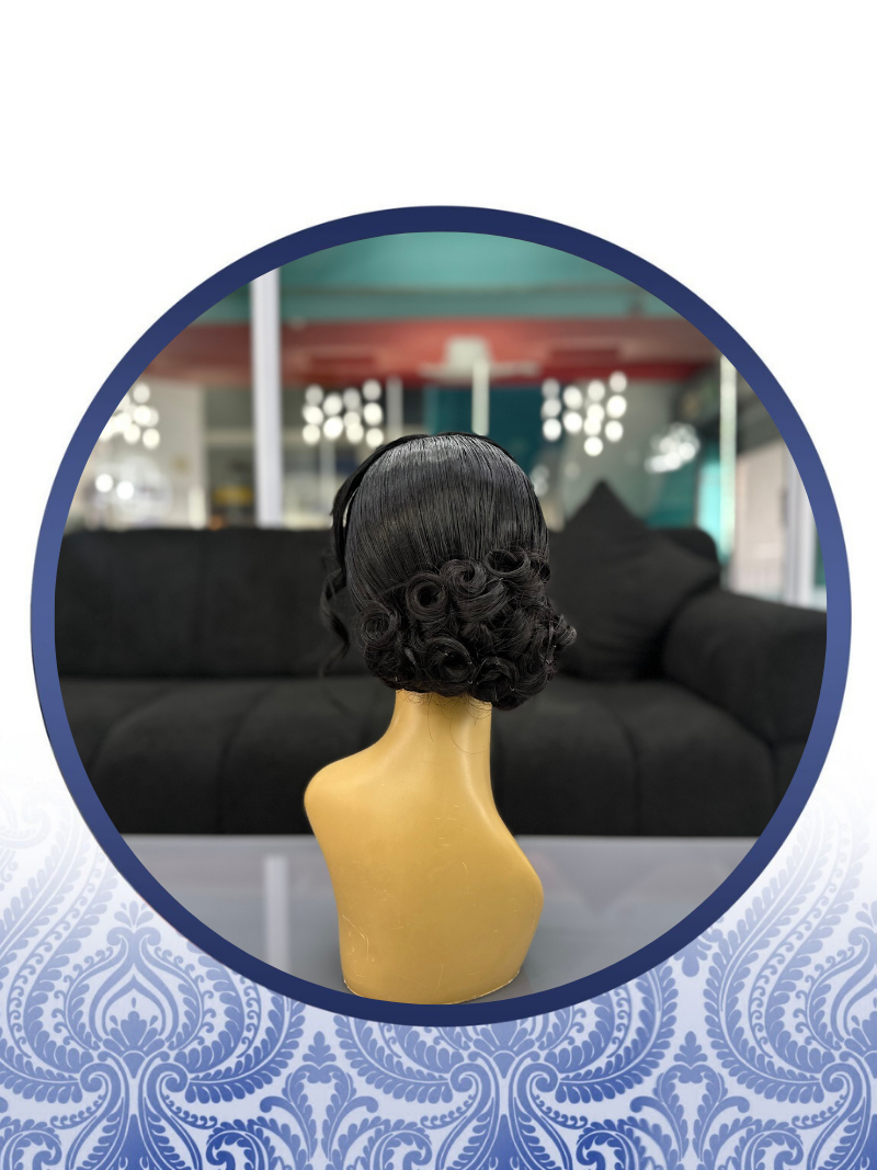 24" Bridal Straight Full Lace Frontal Wig - Image 4