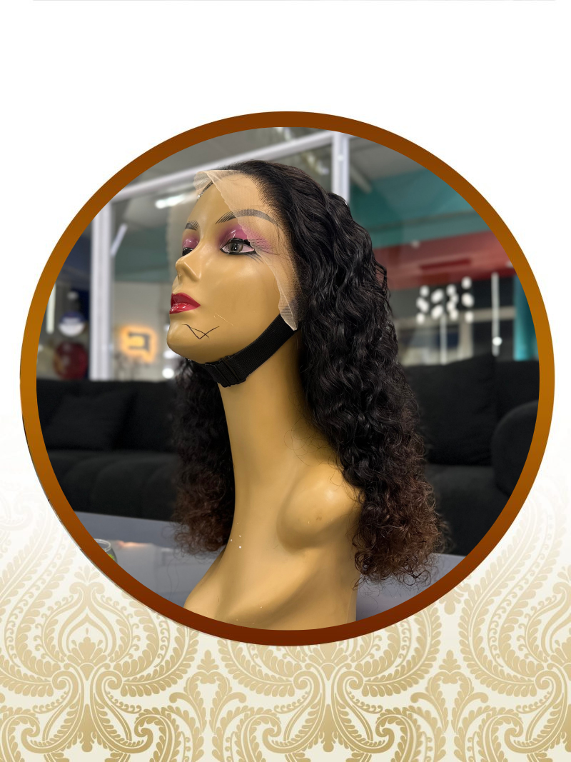 18" Raw Low-Ombre Vietnamese Curls Premium 13×4 Lace Glueless Unit